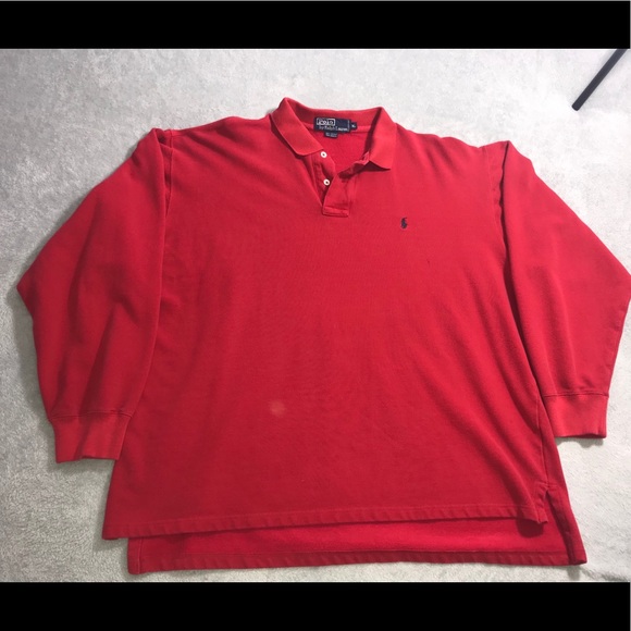 Men’s polo by Ralph Lauren long sleeve shirt - Picture 2 of 3